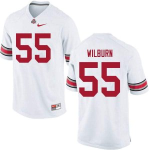 Men's Ohio State Buckeyes #55 Trayvon Wilburn White Nike NCAA College Football Jersey Classic MYW2444OU